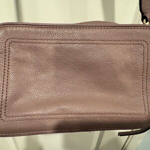Gorgeous Cole Haan Smokey Mauve Leather Camera Bag
